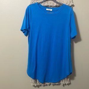 Zenana blue tunic top